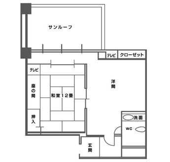 間取り図　華